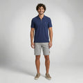 Camisa Polo Casual com Zíper