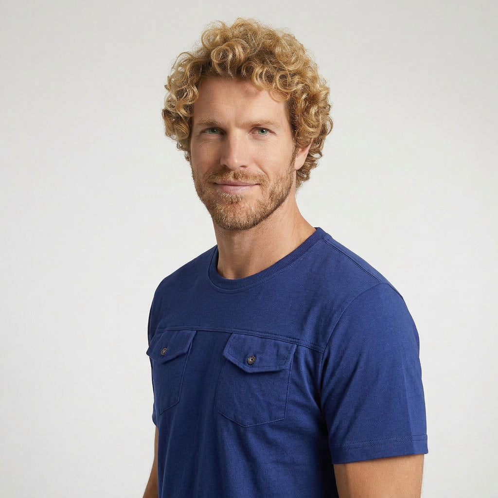 Camiseta Masculina com Bolsos