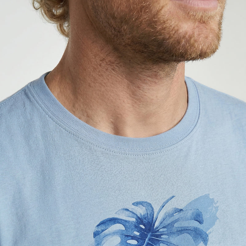Camiseta Casual Costela-de-Adão