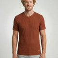 Camiseta Gola V Transpassada