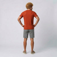 Camiseta Gola V Transpassada