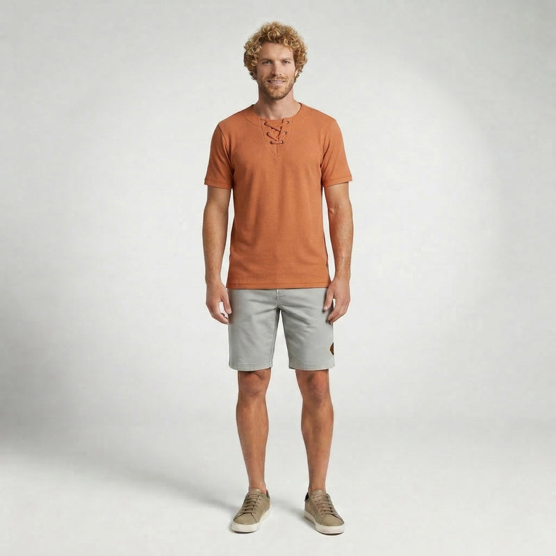 Bata Masculina com 6 Ilhós