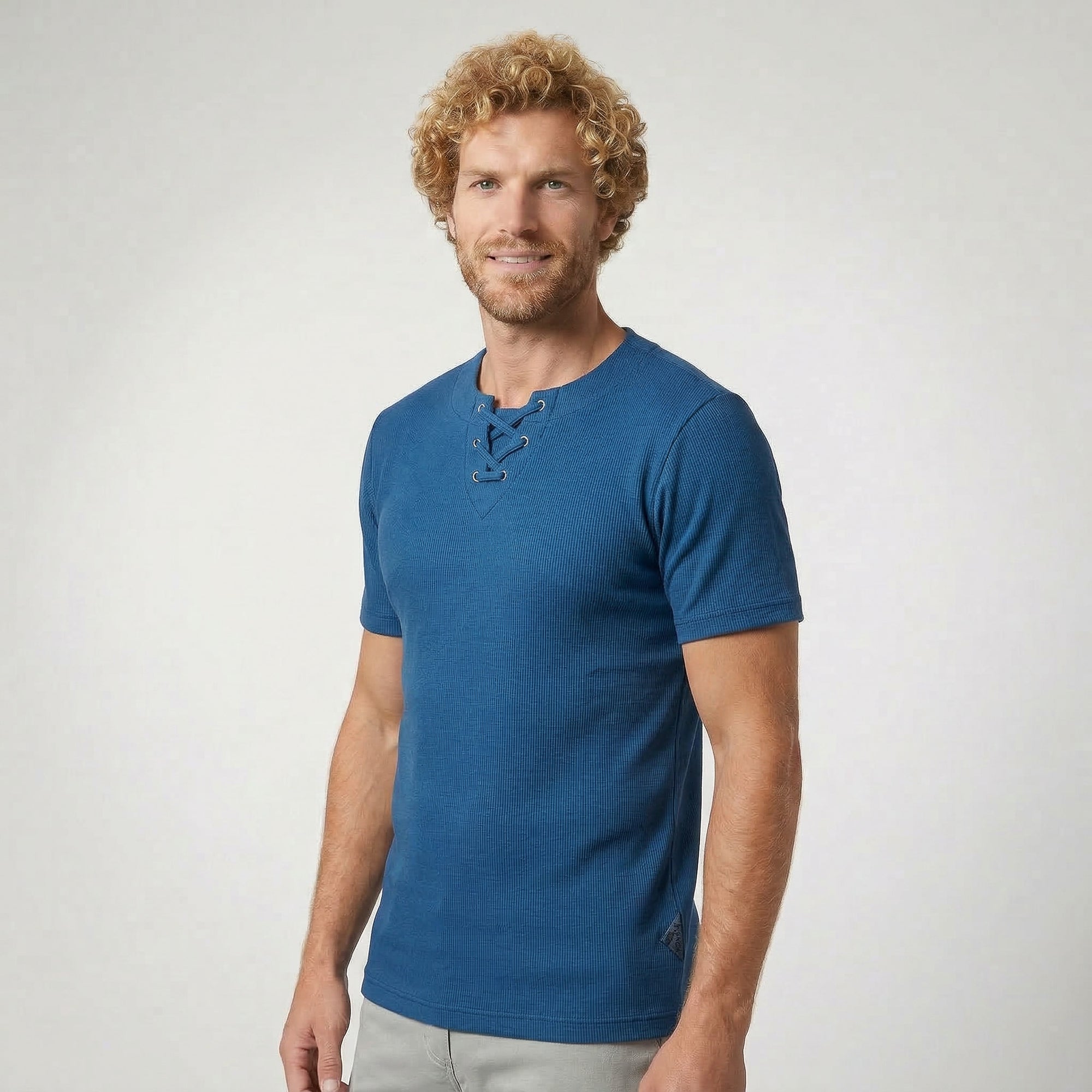 Bata Masculina com 6 Ilhós