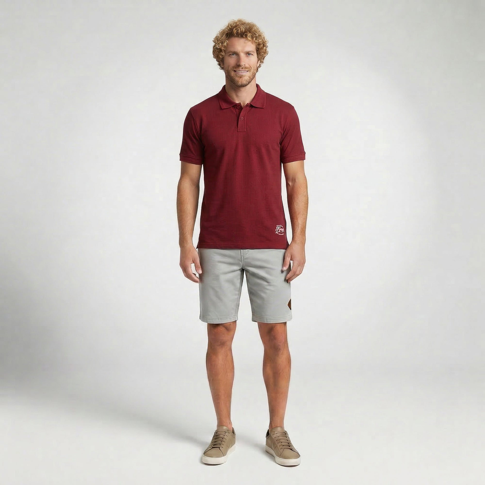 Polo Patô Sobreposto com 2 Botões