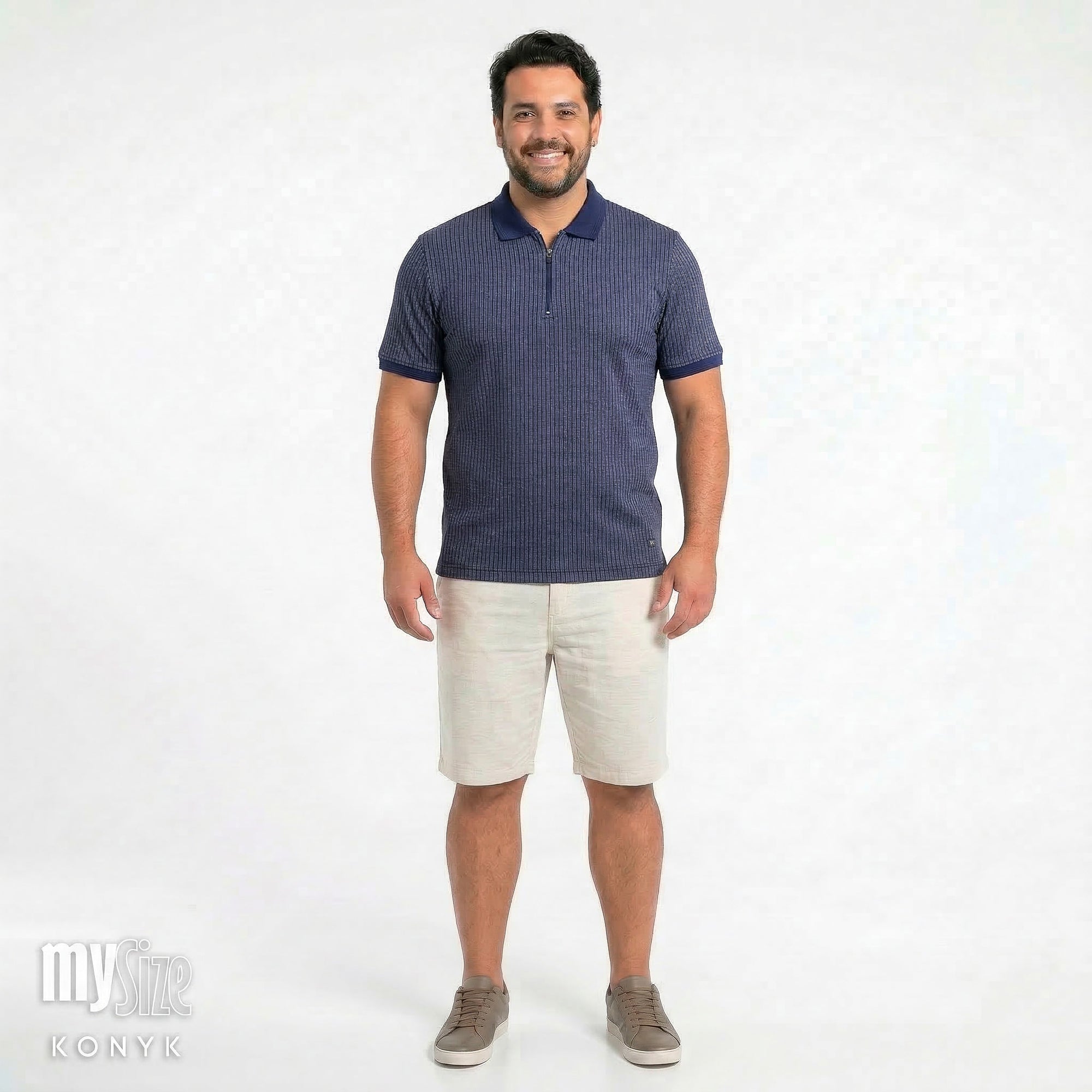 Polo Masculina com Zíper KNK - My Size
