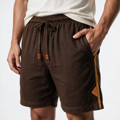 Short Elástico Casual com Linho