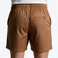 Short Linho Casual com Elástico – Marrom Claro