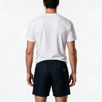 Short Linho Casual com Elástico – Preto