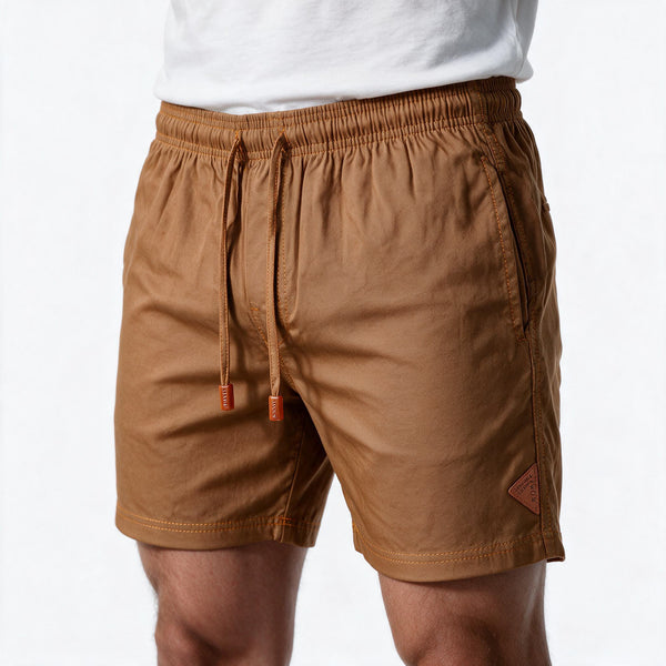 Short Linho Casual com Elástico