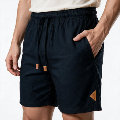 Short Linho Casual com Elástico