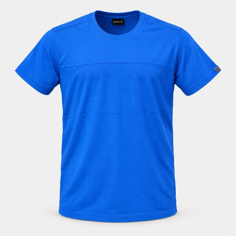 Camiseta de Malha com Recorte Frontal