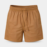 Short Linho Casual com Elástico – Marrom Claro